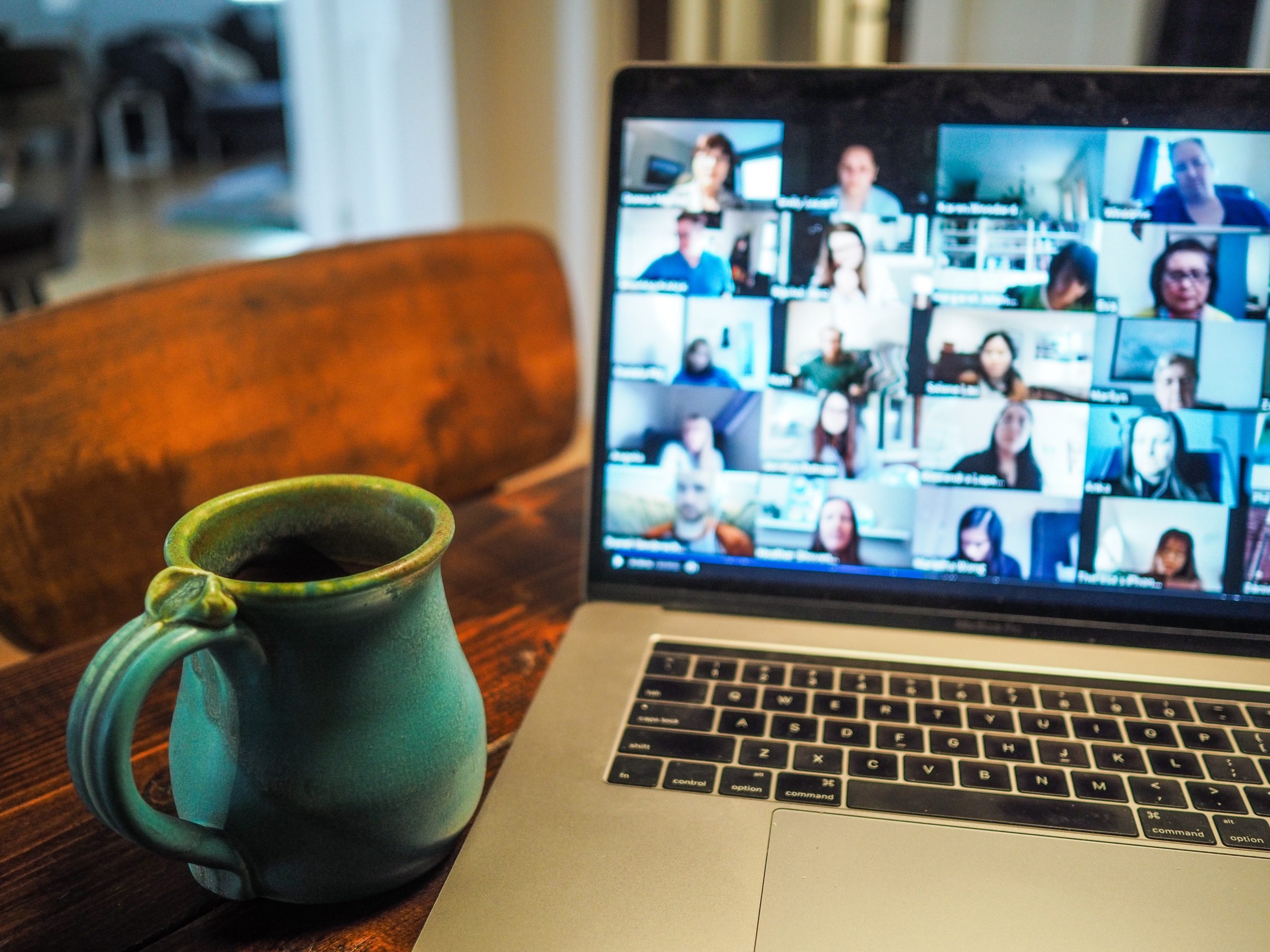 Image of a laptop in a digital event